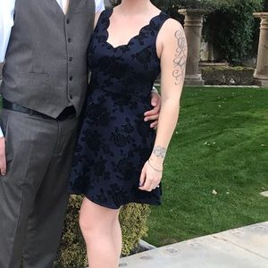 Navy Blue Cocktail 🍸 Dress 👗
